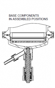 Figure 2 - Fully secured Atlas Filter Vessel assembly in cross-section